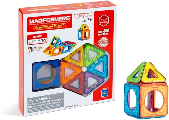 マグ・フォーマー (MAGFORMERS) ベーシックプラスセットの画像です。