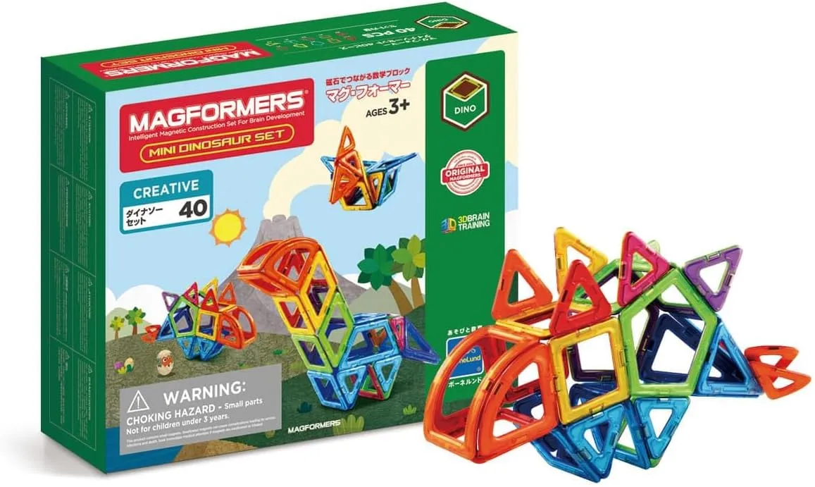 マグ・フォーマー (MAGFORMERS) ダイナソーセットの画像です。